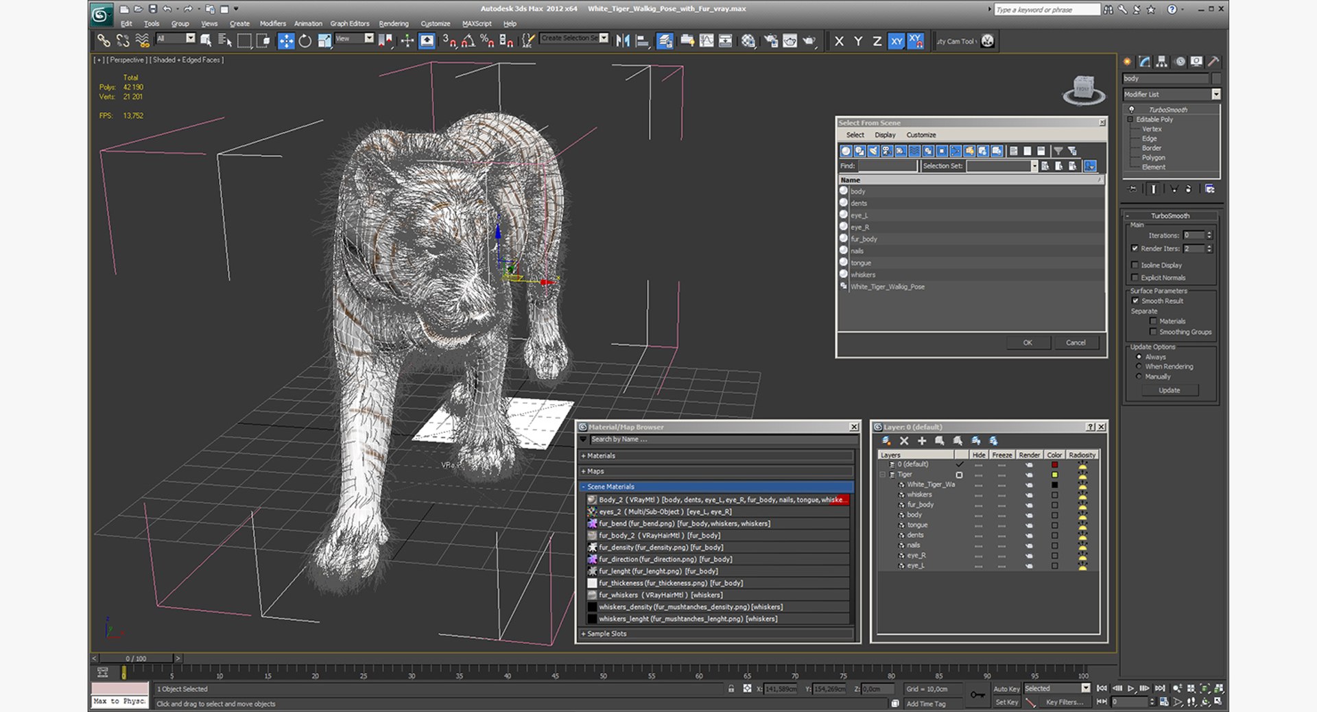 3D white tiger walkig pose model https://p.turbosquid.com/ts-thumb/eN/UM1zo1/iQIXw3Na/whitetigerwalkigposewithfur3dsmodel021/jpg/1522720072/1920x1080/fit_q87/5050e456fd43bd2ee138f7b268fd94db74377fca/whitetigerwalkigposewithfur3dsmodel021.jpg