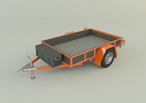 car trailer514 3D model