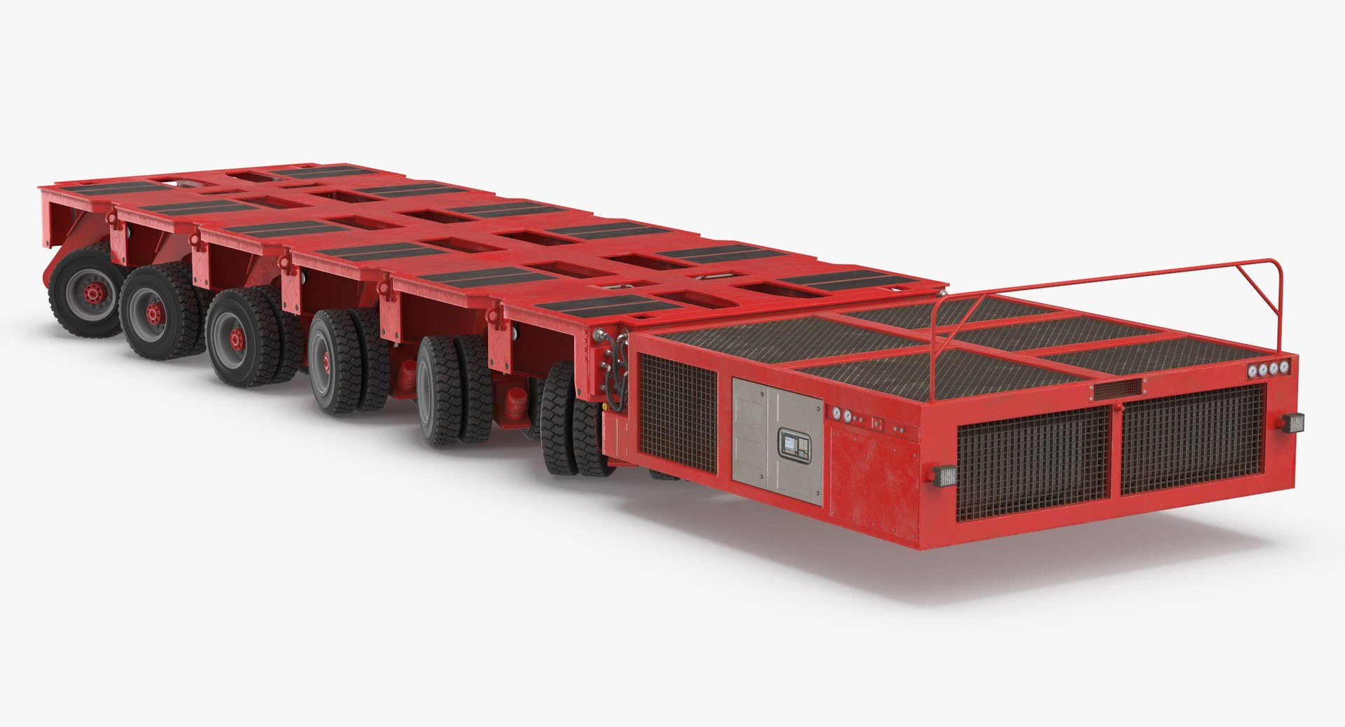 6 Axle Lines Modular 3D Model - TurboSquid 1647054