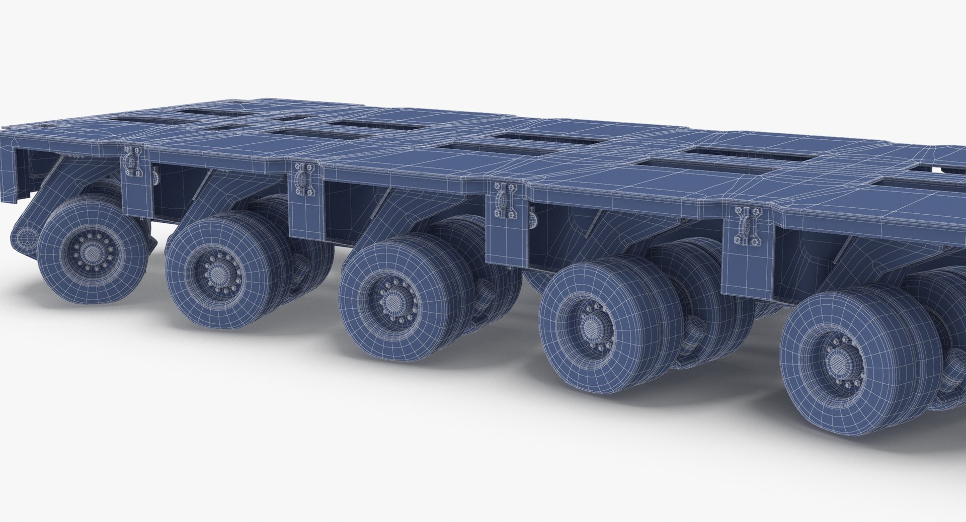 6 Axle Lines Modular 3D Model - TurboSquid 1647054