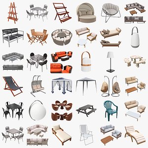 Outdoor furniture 3D model