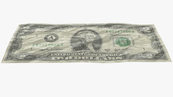 3D dollar bill - TurboSquid 1592825