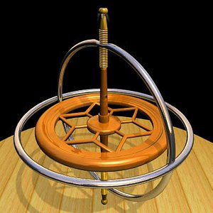 3d model gyroscope simple
