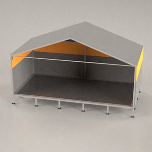 stage 3d model