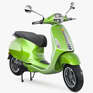 Electric Scooter Rigged