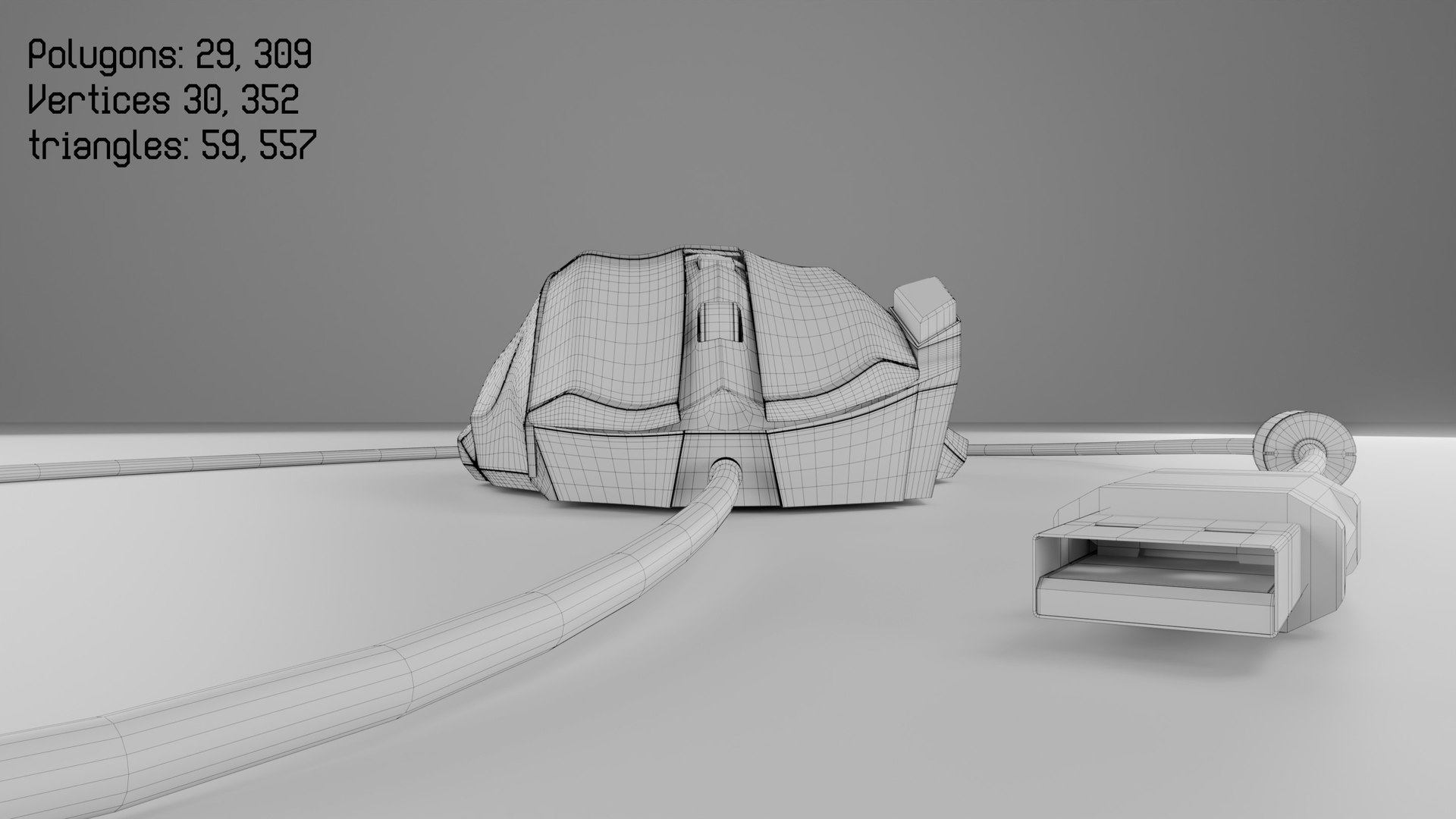 3D Wireless AND Wired Gaming Mouse 3D Model - TurboSquid 2574161