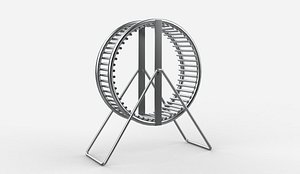 3D Hamster Wheel 3D model model