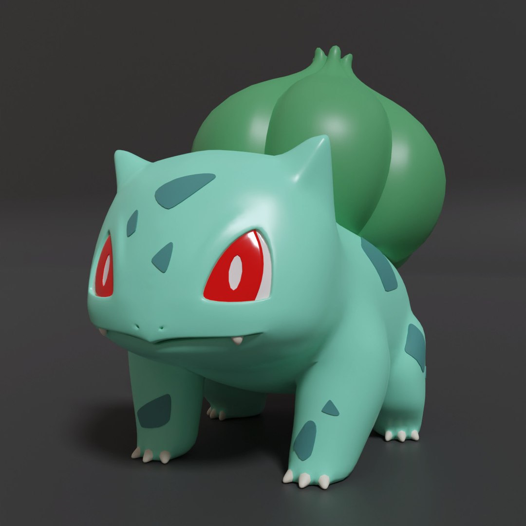 Bulbasaur V1 Model - TurboSquid 1990913