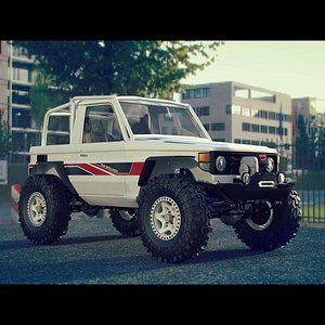 3d model of toyota land