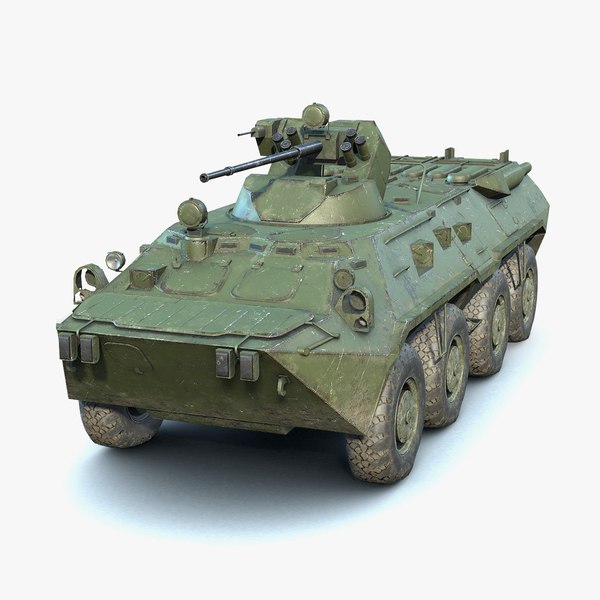 low-poly btr-80a 3D