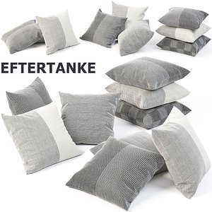 3D ikea eftertanke pillow set