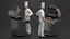 Chef che cucina al barbecue grill
