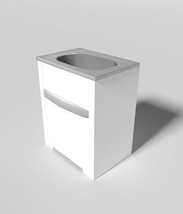 3D model pbr laundry trough