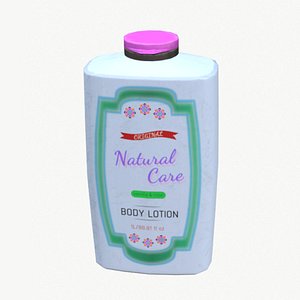 3D model Body lotion gel