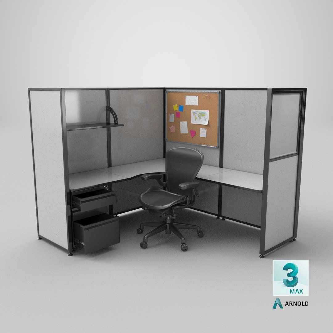 Detailed Cubicle model https://p.turbosquid.com/ts-thumb/eO/8y315K/8Q/stemcell_max_arnold_render/png/1678203435/1920x1080/fit_q87/1c302c8990f541b87419431f997c022af9c1a443/stemcell_max_arnold_render.jpg