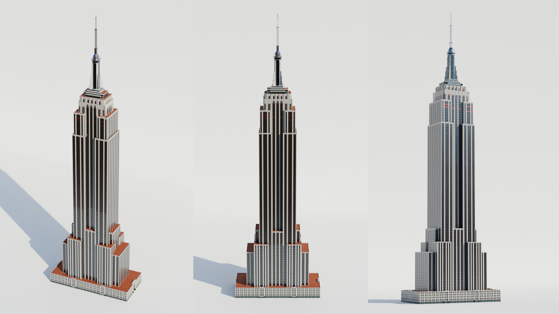 3D Tall Skyscrapers New York city v4 model - TurboSquid 1944901