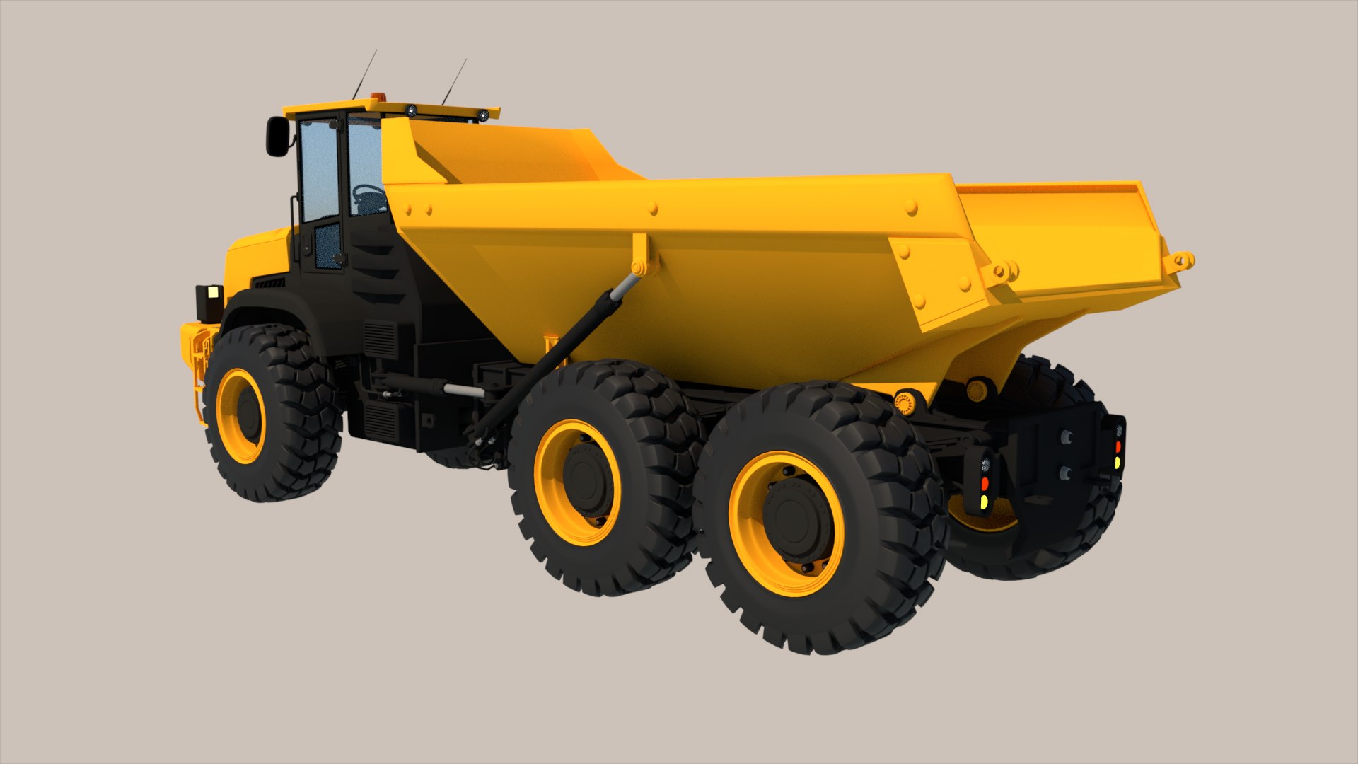 3D Articulated Dump Truck model - TurboSquid 1946643