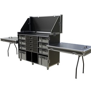 3D Motorsport Garage Case Tool Box 1 model