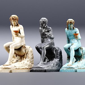 3D Greek sculpture