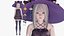 Halloween costume 0001 - Rig - Unreal - Unity - Blender - Animated - Realistic Female Character