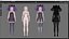 Halloween costume 0001 - Rig - Unreal - Unity - Blender - Animated - Realistic Female Character
