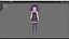 Halloween costume 0001 - Rig - Unreal - Unity - Blender - Animated - Realistic Female Character