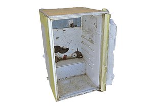 Old junk fridge