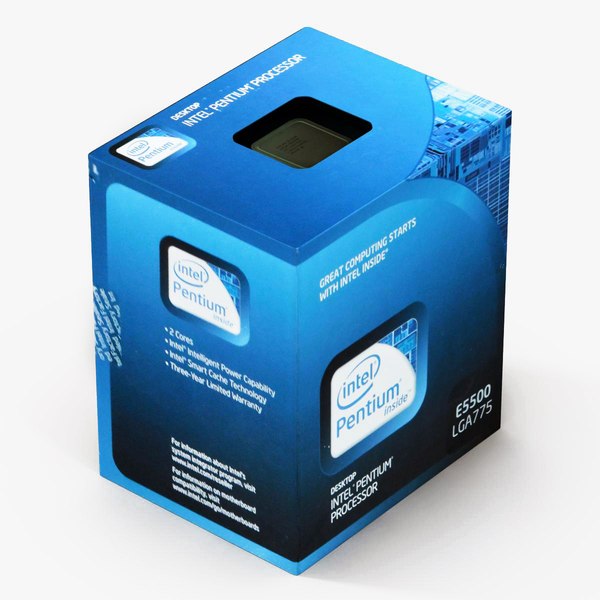 3d model intel core duo e5500