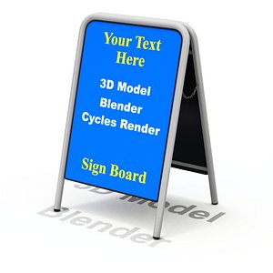 street sign 3D model