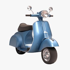 3dsmax antique scooter