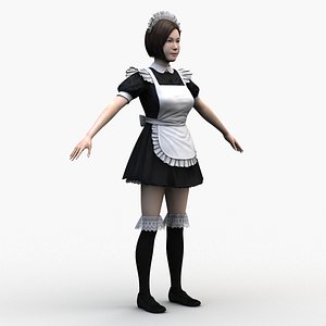 japanese maid 3D