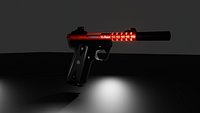 Customize Modern Luger With Red Dot