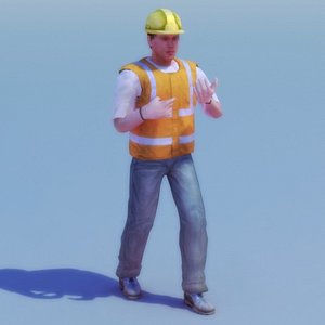 Rigged Construction Worker