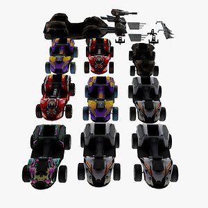 Vehicle car Amphibian 12x 3D model