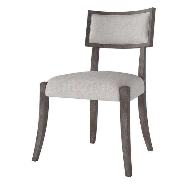 klismos fabric side chair