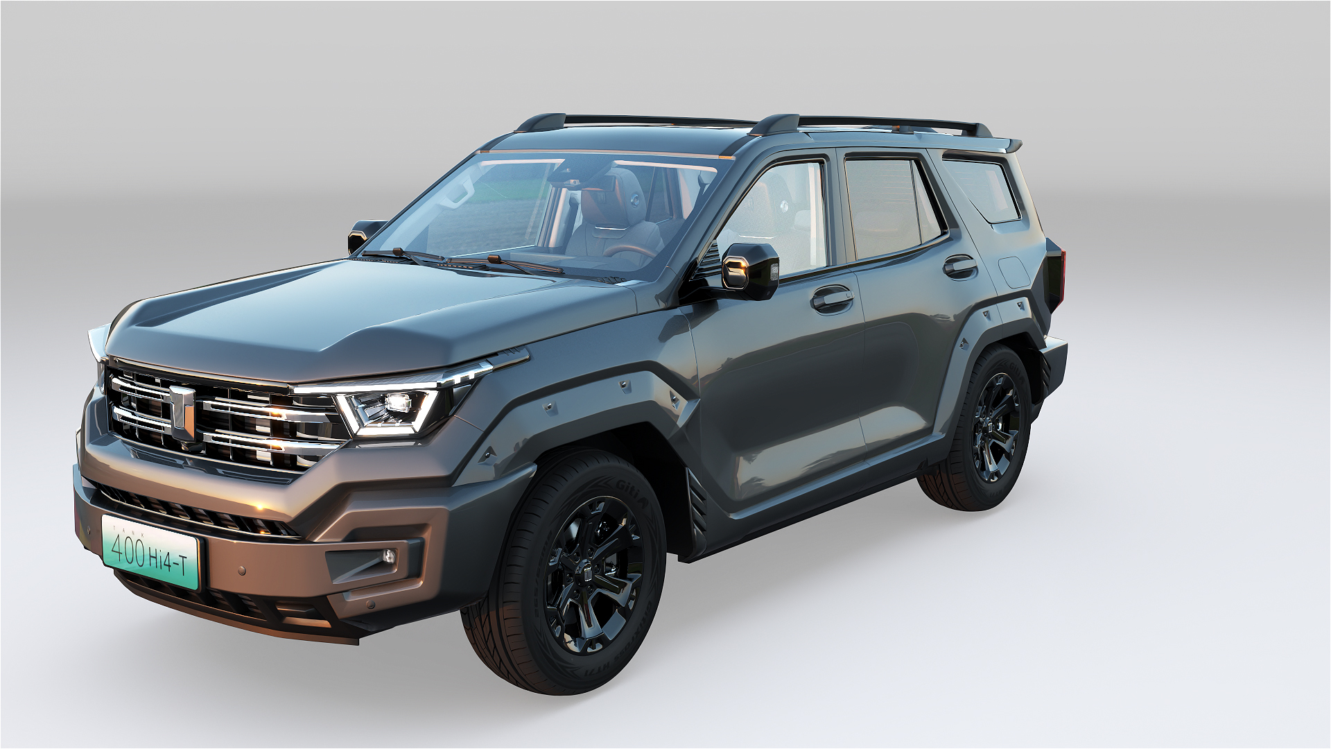 3D Model 2025 GWM TANK 400 Hi4T With Interior - TurboSquid 2571885