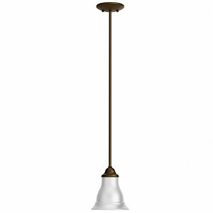 Oil-Rubbed Bronze Davy Classic Pendant 3D model