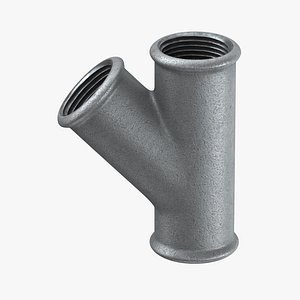 3D galvanized steel pipe fitting