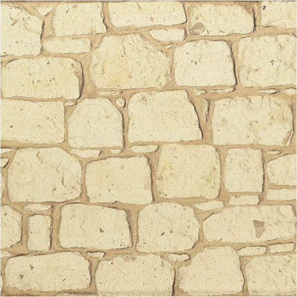 Stone Wall with Real Texture V2 3D