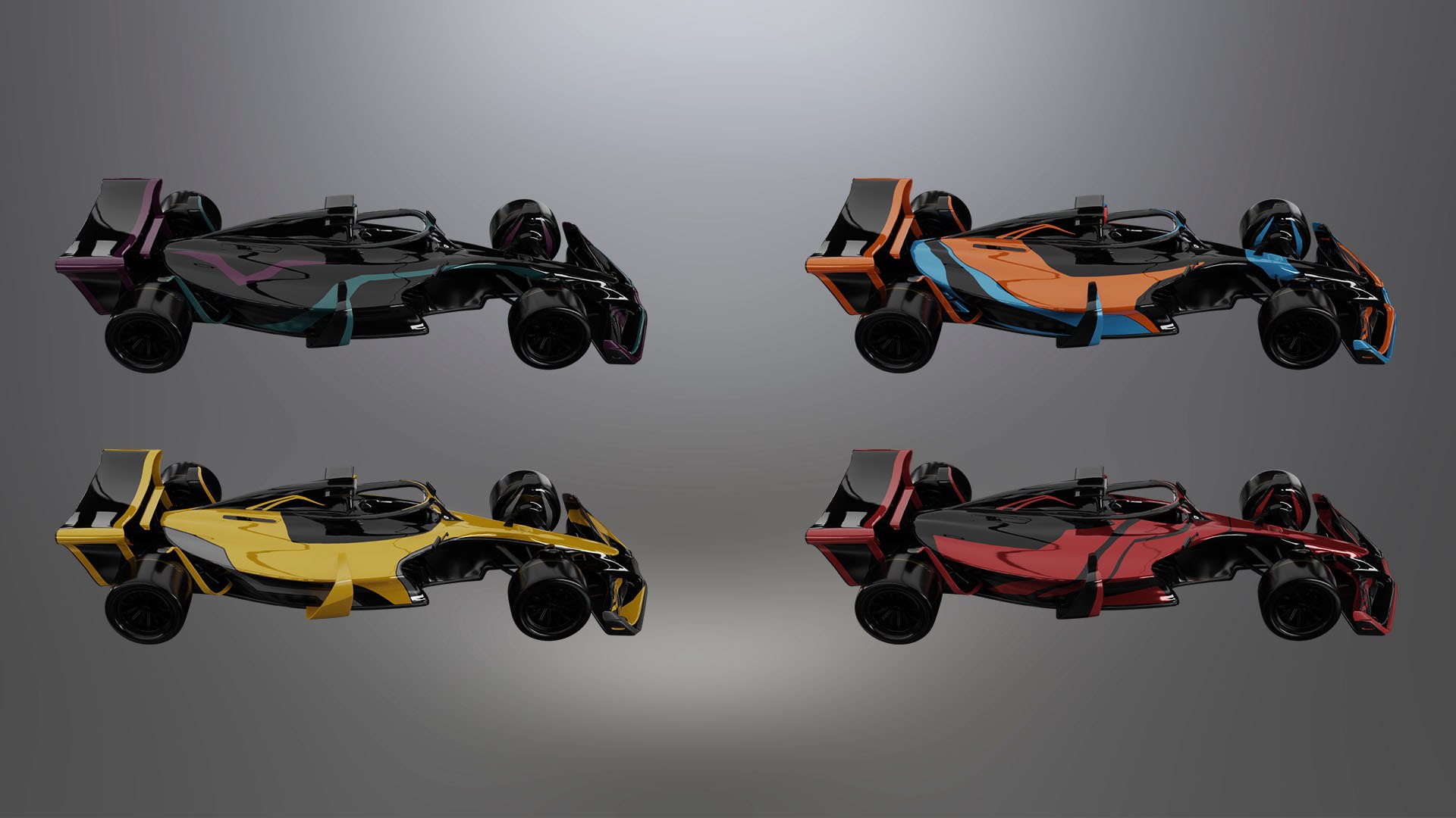 Mid Poly And Low Poly Generic Racing Car F1 01 3D Model - TurboSquid ...