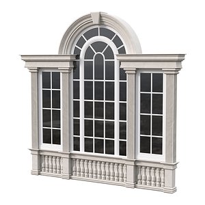 Architectural Classic Window 3D Model 15 3D model