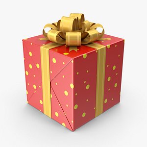 3D Gift Box model