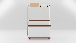 Cofee cart 3D model