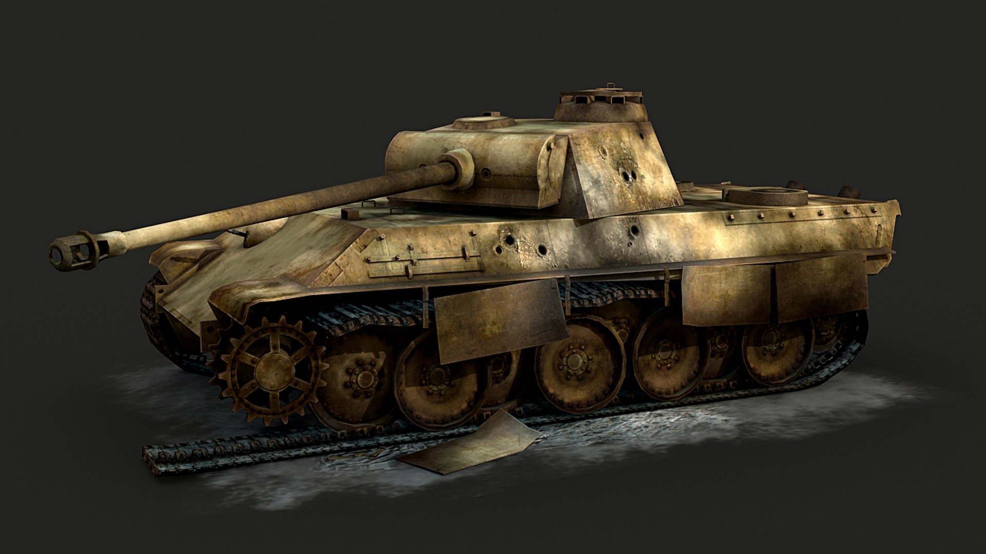 Ww2 German Sdkfz Panther Panzer Max