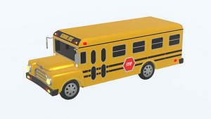 school bus 3D model