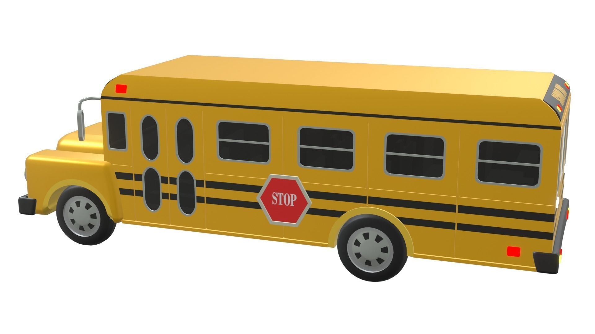 School Bus 3D Model - TurboSquid 2133830