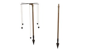 Roman surveying tool 3D model
