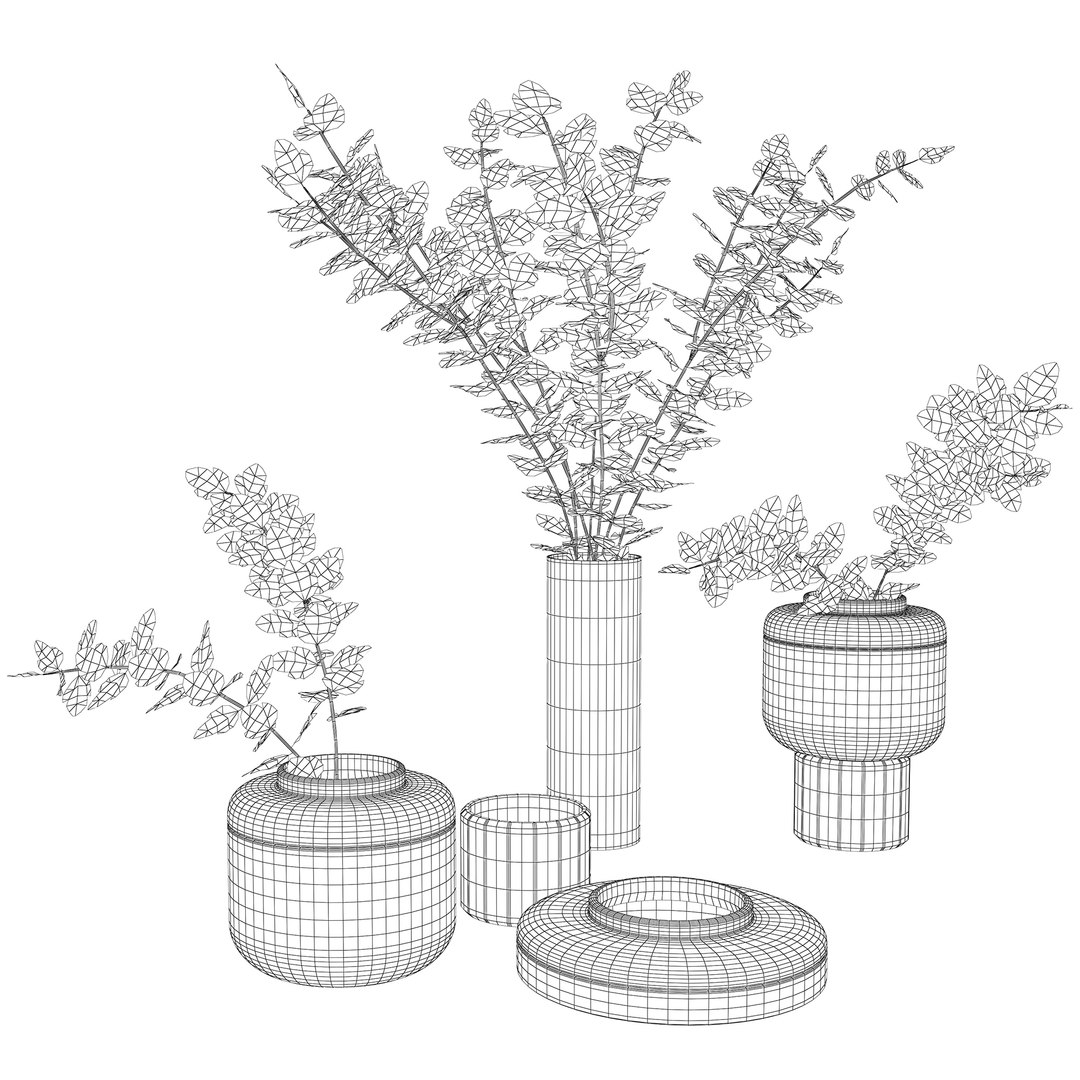 3D Decorative Set - TurboSquid 1446443