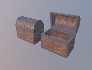 3D model wood metal