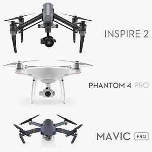 dji drones 2 cameras 3ds